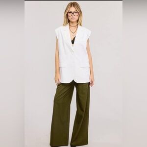 NWT Mimosa Oversized Blazer Vest